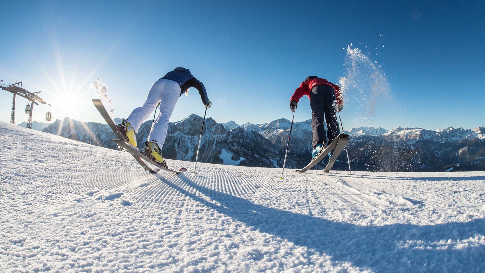 Ski und Sehenswürdigkeiten in den Dolomiten